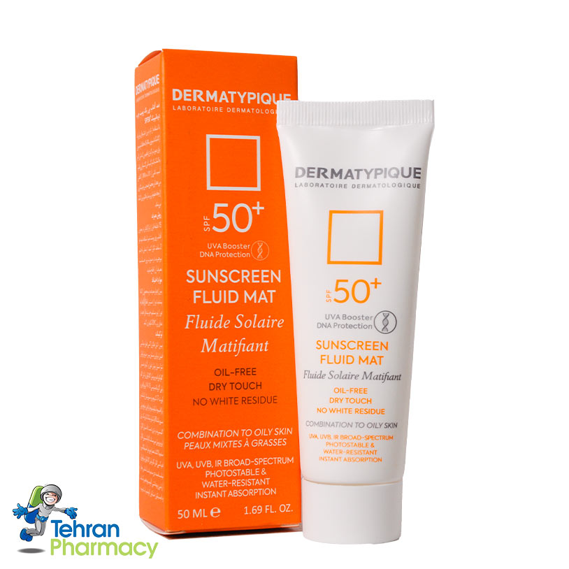 ضد آفتاب پوست چرب درماتیپیک، فلوئید، SPF50